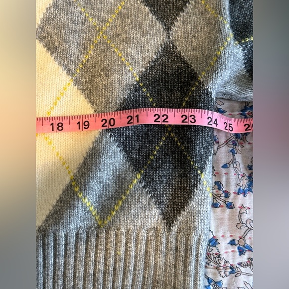 {Pringle Of Scotland X H&M} Argyle Ribbed Sweater - Sz M - Picture 9 of 12